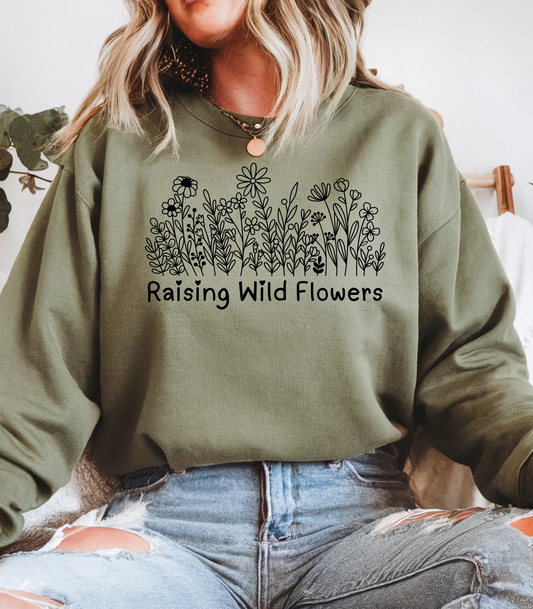 Raising Wild Flowers Crewneck