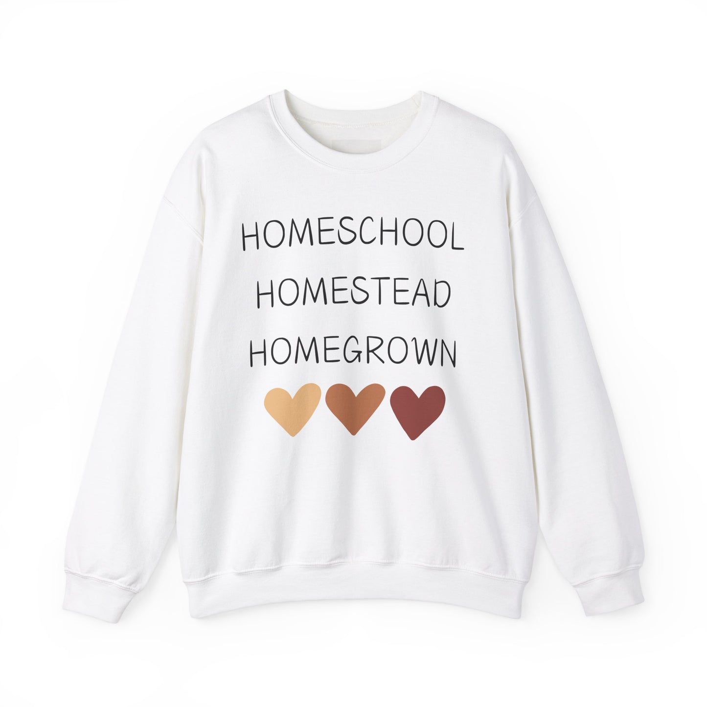 Homeschool, Homestead, Homegrown Crewneck