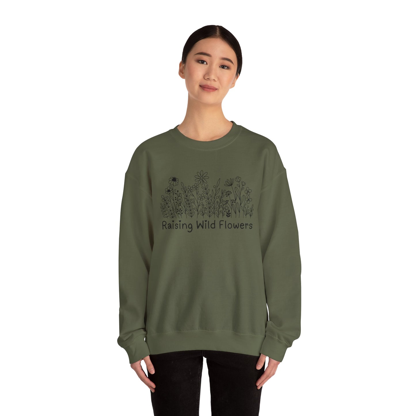 Raising Wild Flowers Crewneck